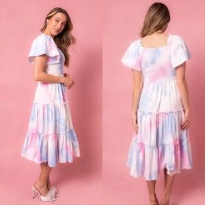 NWT Ivy City Co Cotton Candy Maxi Dress